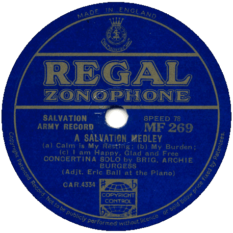 Cover art for A Salvation Medley