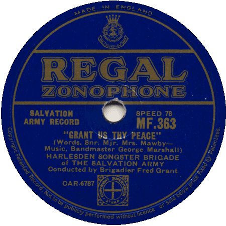 Cover art for Grant us thy peace