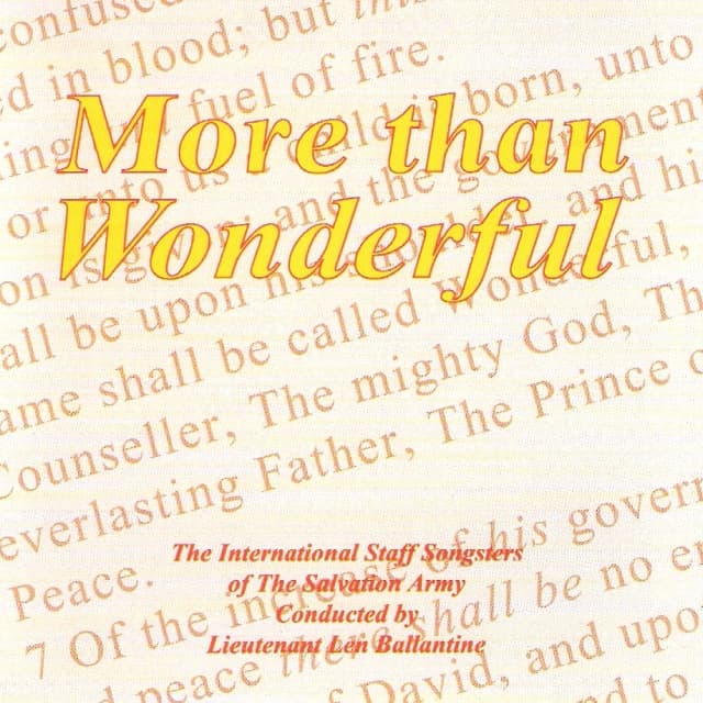 More than Wonderful