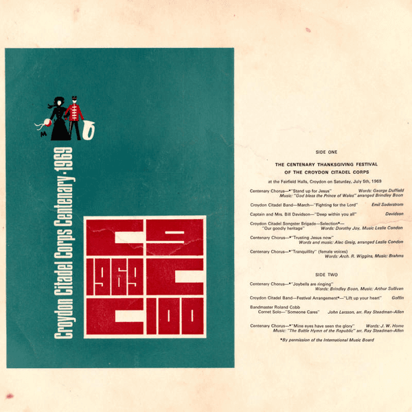 Cover art for Croydon Citadel Centenary Thanksgiving Festival