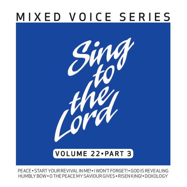 Cover art for Sing to the Lord Mixed Voice Series Volume 22 Part 3