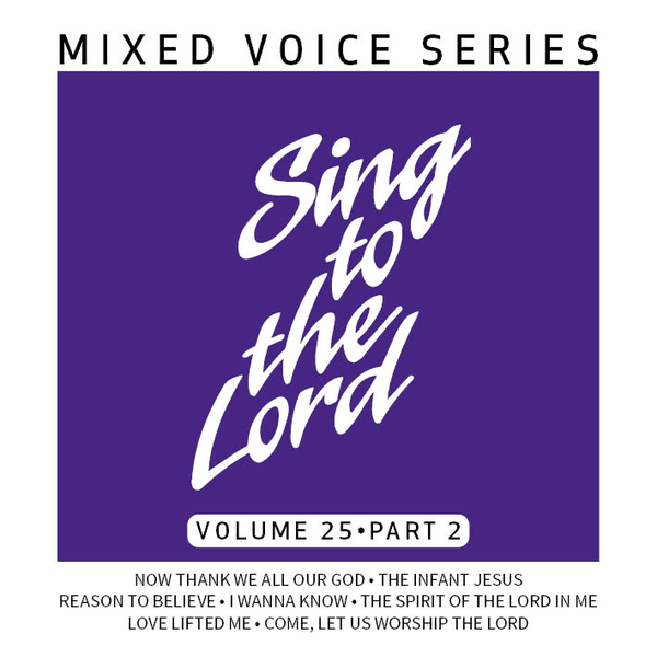 Cover art for Sing to the Lord Mixed Voice Series Volume 25 Part 2