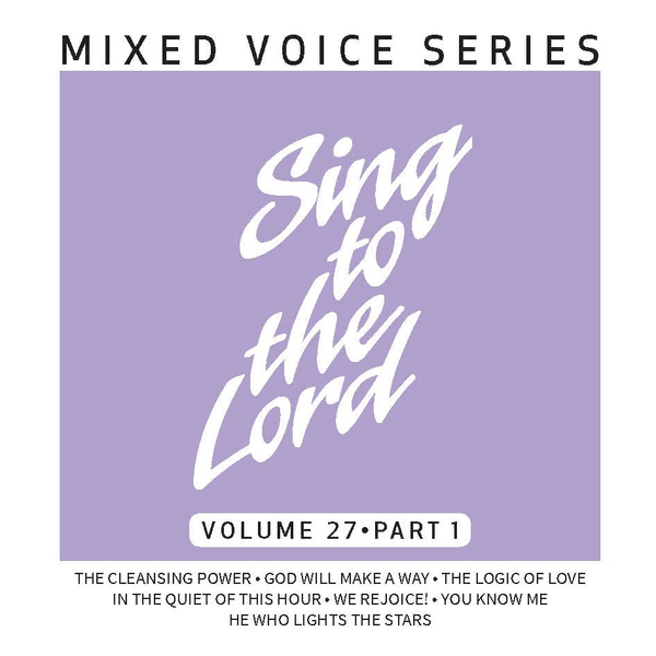 Cover art for Sing to the Lord Mixed Voice Series Volume 27 Part 1
